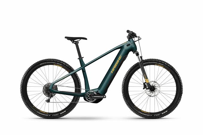 Bicicletta elettrica Haibike Alltrack 6, dettaglio telaio