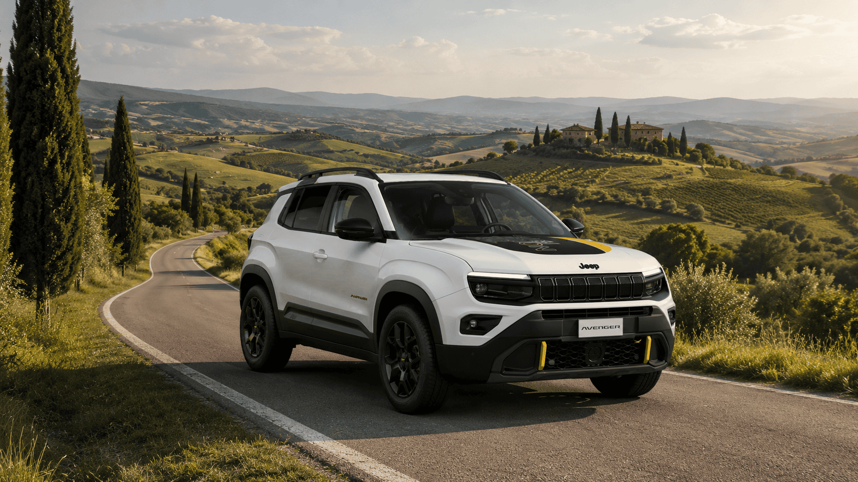 Jeep a noleggio tra le colline toscane